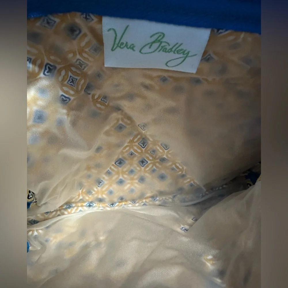 Vera Bradley Medium Cosmetic Bag in Riviera Blue‎